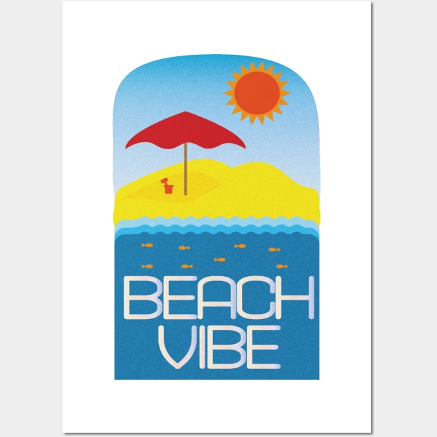 Beach Vibe Wall Art by creationoverload